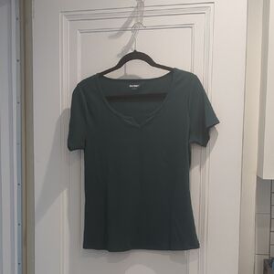 Old Navy Fitted Green Short Sleeve T-Shirt